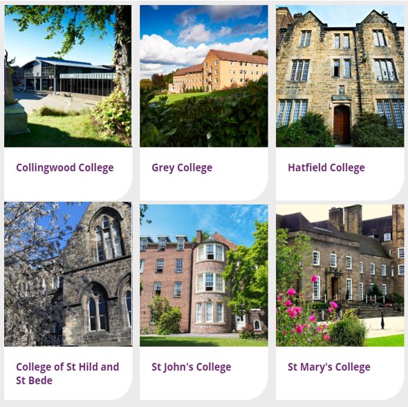 17 所自治娱乐城排名（一）：Collingwood、Grey、Hatfield、St Hild & St Bede、St John's、St Mary's